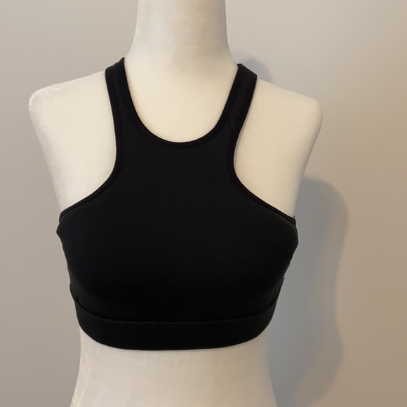 Mono B High Neck Strappy Sports Bra. Size Medium. - Picture 6 of 7